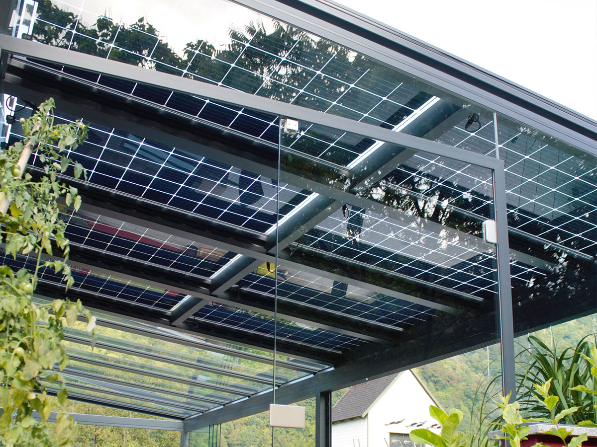 Terrassenverglasungen + Dachverglasungen + Photovoltaik Wohnhaus Engelhartszell